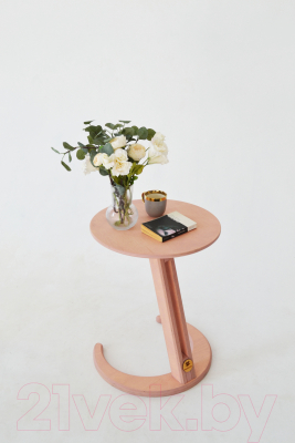 Журнальный столик Ladzim T01wb (розовый)