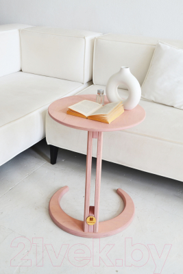 Журнальный столик Ladzim T01wb (розовый)