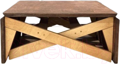 Стол-трансформер Ladzim T03choc (шоколад) - фото