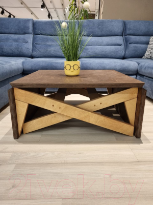 Стол-трансформер Ladzim T03choc (шоколад)