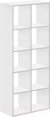 Стеллаж Артём-Мебель CH-100.31 (белый) - фото