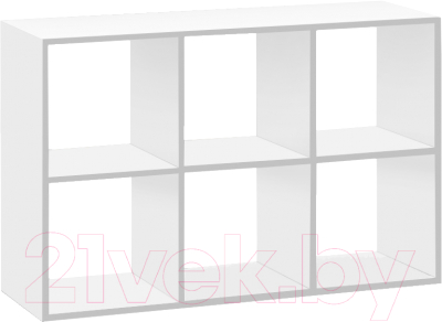 Стеллаж Артём-Мебель CH-100.30 (белый) - фото