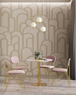 Обеденный стол Stool Group Толедо D80 / YMDT-2101 Marble (мрамор)