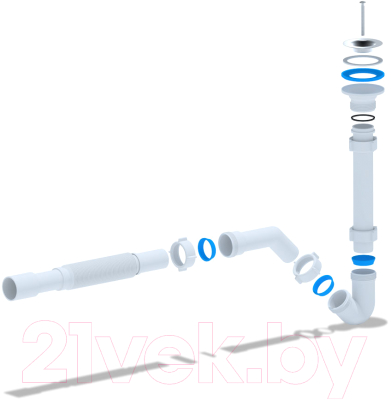Сифон Ани Пласт 1 1/4x32 BD1015 / 187853