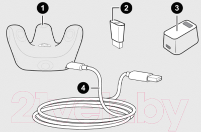 Адаптер для шлема виртуальной реальности HTC Vive 3.0 / 99HASS002-00