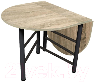 Стол-книга Vental Рим овальный (дуб сонома)