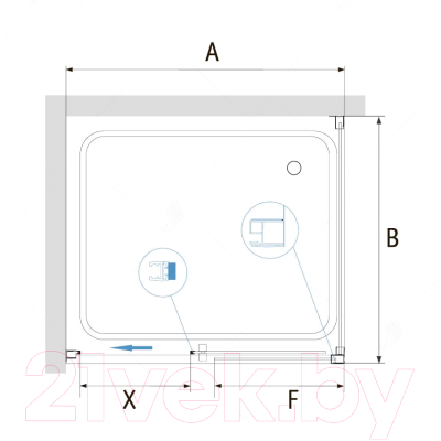 Душевой уголок RGW PA-76-1 / 350876148-11