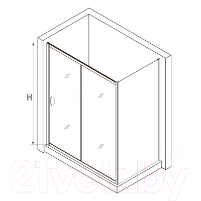 Душевой уголок RGW PA-76-1 / 350876148-11