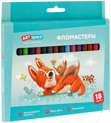 Фломастеры ArtSpace Рисунки. Lovely animals / WP_71702 - фото