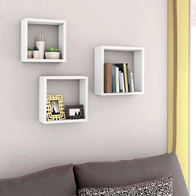 Полка-ячейка Артём-Мебель СН 100.39-01 (белый)