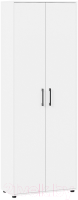 Шкаф ТриЯ Витра комбинированный тип 1 (белый ясень) - фото