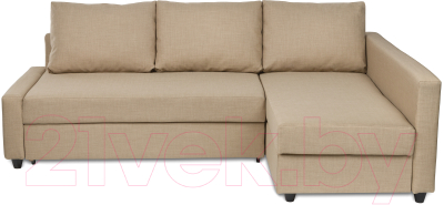 Диван угловой Mio Tesoro Тойво (бежевый)