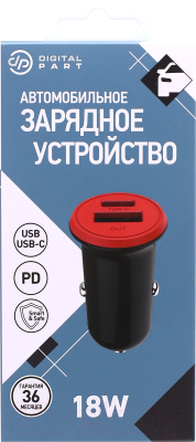 Адаптер питания автомобильный Digitalpart CC-239 18W
