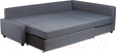 Диван угловой Mio Tesoro Тойво (серый)