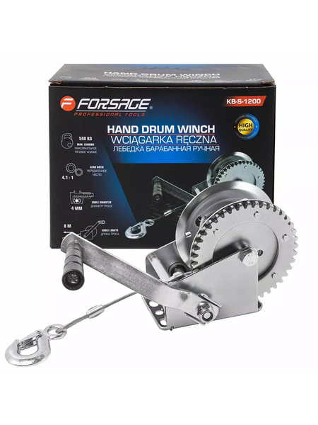 Лебедка ручная Forsage F-KB-S-1200(52426)