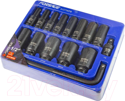 Набор головок слесарных Forsage F-4157MPB