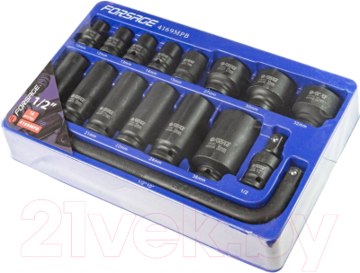 Набор головок слесарных Forsage F-4169MPB