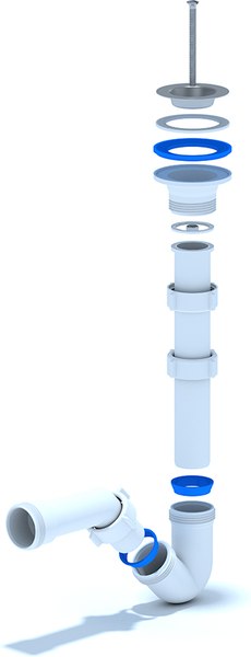 Сифон Ани Пласт BD1000