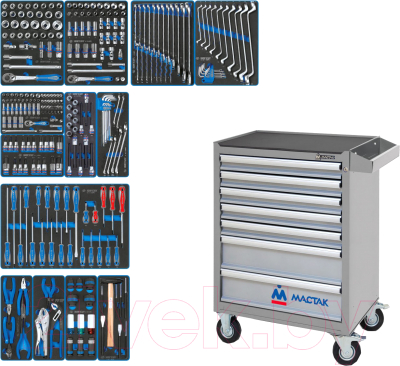 Универсальный набор инструментов King TONY 934-286AMG - фото