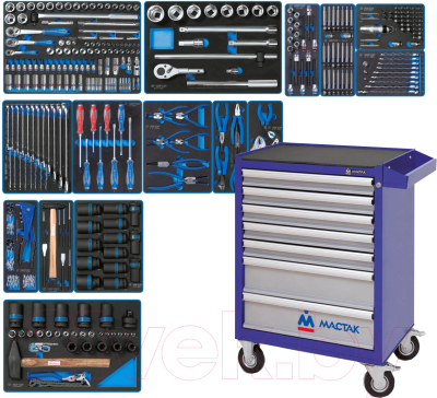 Универсальный набор инструментов King TONY 934-327AMB - фото