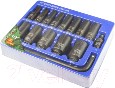 Набор головок слесарных RockForce RF-4157MPB - фото