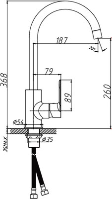 Смеситель Haiba HB70505-3