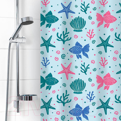 Шторка-занавеска для ванны V-line Одиссея 180x180