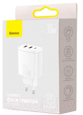 Адаптер питания сетевой Baseus Compact Quick Charger / CCXJ-E02