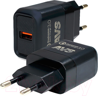 Адаптер питания сетевой AVS Quick Charge UT-713 - фото
