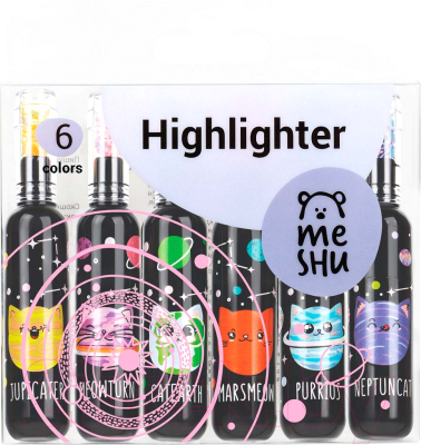 Набор маркеров Meshu Meowspace / MS_76375 - фото