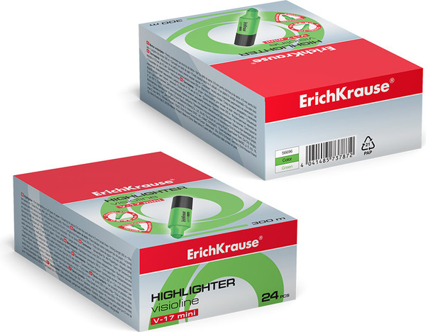 Текстовыделитель Erich Krause Visioline V-17 Mini / 56696