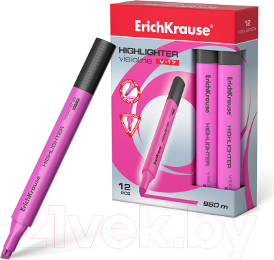 Текстовыделитель Erich Krause Visioline V-17 / 56702 - фото