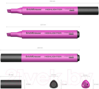 Текстовыделитель Erich Krause Visioline V-17 / 56702