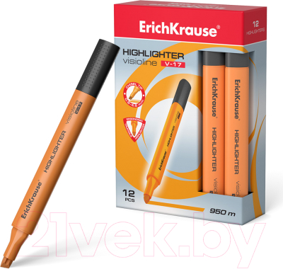 Текстовыделитель Erich Krause Visioline V-17 / 56703 - фото