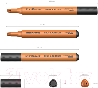Текстовыделитель Erich Krause Visioline V-17 / 56703