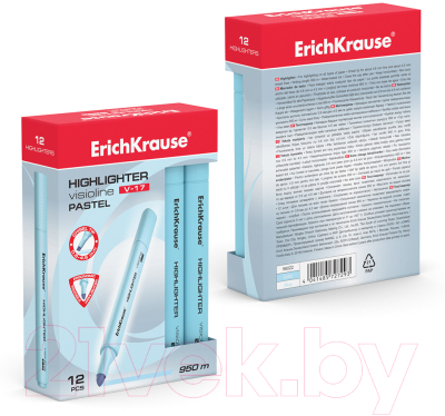 Текстовыделитель Erich Krause Visioline V-17 Pastel / 56022
