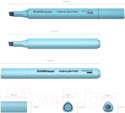Текстовыделитель Erich Krause Visioline V-17 Pastel / 56022