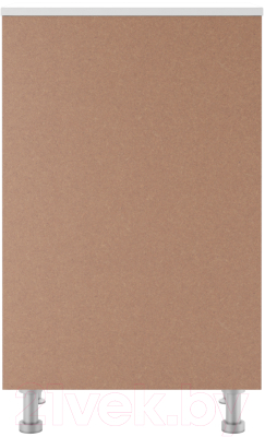 Тумба для ванной Айсберг 50 Волна с верхним ящиком В1