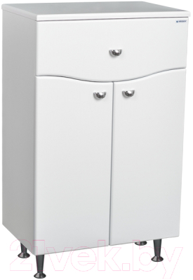 Комод для ванной Айсберг 60 Волна с верхним ящиком В1 - фото