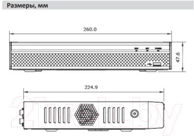 Видеорегистратор наблюдения Dahua EZ-NVR1C16HS/H