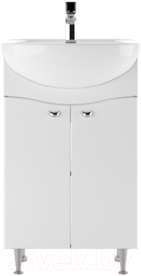 Тумба под умывальник Айсберг Уют 50 Волна без ящика - фото