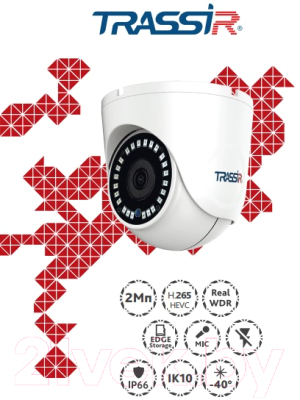 IP-камера Trassir TR-D8121IR2 v6 2.8
