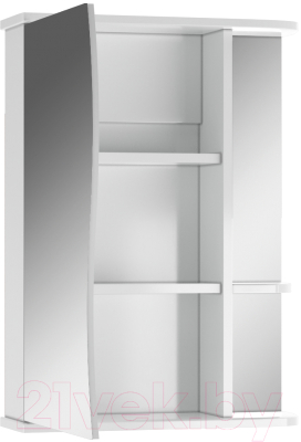 Шкаф с зеркалом для ванной Айсберг Волна 1-50