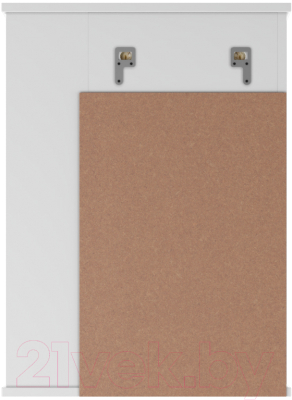 Шкаф с зеркалом для ванной Айсберг Волна 1-50