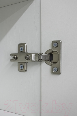 Шкаф с зеркалом для ванной Айсберг Волна 1-50 (правый)