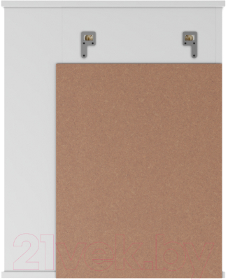 Шкаф с зеркалом для ванной Айсберг Волна 1-55