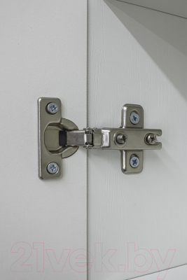 Шкаф с зеркалом для ванной Айсберг Волна 1-55