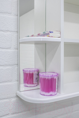 Шкаф с зеркалом для ванной Айсберг Волна 1-55