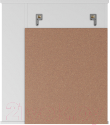 Шкаф с зеркалом для ванной Айсберг Волна 1-60 (левый)