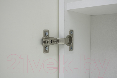 Шкаф с зеркалом для ванной Айсберг Волна 2-55